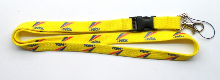 custom Tubular lanyard screen printed lanyard