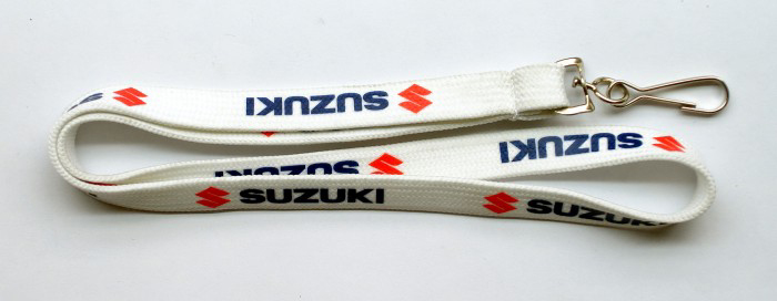 custom Tubular lanyard screen printed lanyard