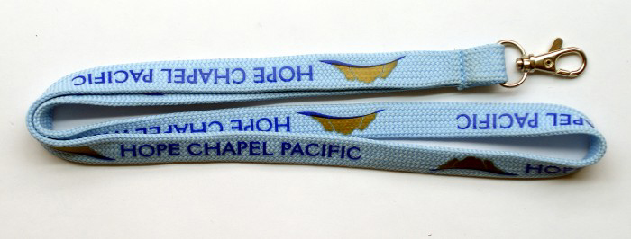 custom Tubular lanyard screen printed lanyard